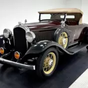1932 Dark Maroon Plymouth PB thumbnail