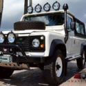 1989 White Land Rover Defender thumbnail