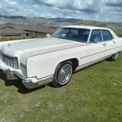 1973 White Lincoln Continental thumbnail