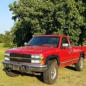 1993 Red Chevrolet C/K Pickup 2500 thumbnail