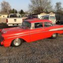 1957 Orange Chevrolet Bel Air/150/210 thumbnail