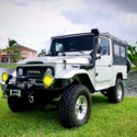 1984 Silver Toyota Land Cruiser thumbnail