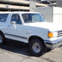 1990 White Ford Bronco thumbnail