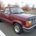 1991 Burgundy Ford Ranger thumbnail