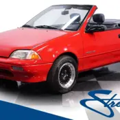 1991 Red Geo Metro thumbnail
