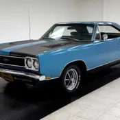 1969 Blue Fire Metallic Plymouth GTX thumbnail