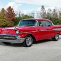 1957 Red Chevrolet Bel Air/150/210 thumbnail