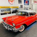 1957 Red Chevrolet Bel Air/150/210 thumbnail