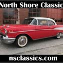 1957 Red Chevrolet Bel Air/150/210 thumbnail