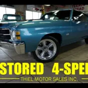 1971 Blue Chevrolet Chevelle thumbnail