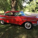 1957 Red Chevrolet Bel Air/150/210 thumbnail