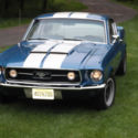 1967 Blue Ford Mustang thumbnail