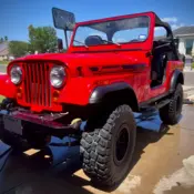 1978 Red Jeep CJ thumbnail