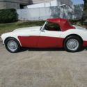 1955 White and Red Austin Healey 100-4 thumbnail