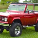 1974 Candy Apple Red Ford Bronco thumbnail