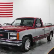 1990 Red and Grey GMC Sierra 1500 thumbnail