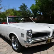 1966 White Pontiac Le Mans thumbnail