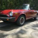 1979 Burgundy Fiat 124 Spider thumbnail