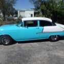 1955 Green / White Chevrolet Bel Air/150/210 thumbnail