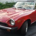 1982 Red Fiat 124 Spider thumbnail