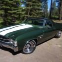 1971 Factory Metallic Forest Green Chevrolet El Camino thumbnail