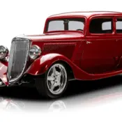 1934 Burgundy Ford Sedan thumbnail