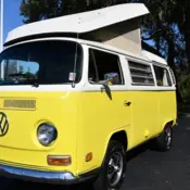 1972 Yellow Volkswagen Westfalia Camper thumbnail