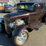 1930 black-cherry/plum Ford Model A thumbnail
