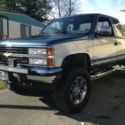 1990 Blue / silver two. Tone Chevrolet C/K Pickup 1500 thumbnail