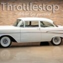 1957 White Chevrolet Bel Air/150/210 thumbnail