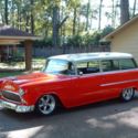 1955 Red Chevrolet Bel Air/150/210 thumbnail