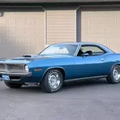 1970 Jamaica Blue Metallic Plymouth Cuda thumbnail