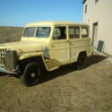 1953 Yellow Willys Station Wagon thumbnail