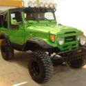 1977 metallic green Toyota Land Cruiser thumbnail
