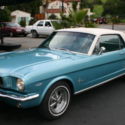 1966 Blue Ford Mustang thumbnail