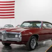 1969 Maroon Pontiac Le Mans thumbnail
