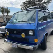 1984 Blue Volkswagen Vanagon thumbnail