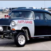 1955 Black Chevrolet 210 thumbnail