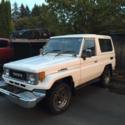 1988 White Toyota Land Cruiser thumbnail
