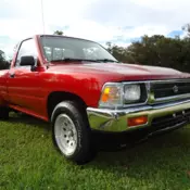 1994 Red Toyota Pickup thumbnail