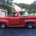 1955 Red Ford F-100 thumbnail