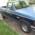 1989 blue Ford F-150 thumbnail