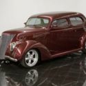 1937 Burgundy Ford Tudor thumbnail