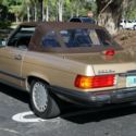 1986 Gold Mercedes-Benz SL-Class thumbnail