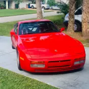 1989 Red Porsche 944 S2 Coupe thumbnail