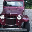 1961 Red Willys Pickup thumbnail