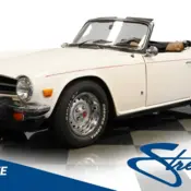 1976 White Triumph TR-6 thumbnail