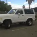 1988 White Ford Bronco II thumbnail
