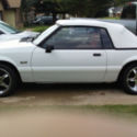1989 White Ford Mustang thumbnail
