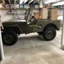 1951 OD Green Willys  thumbnail